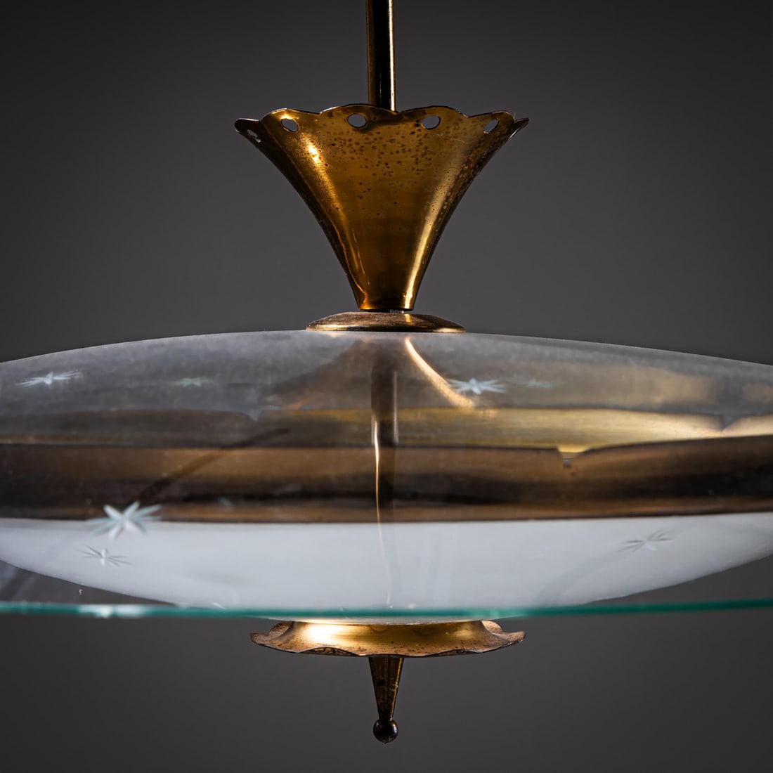 Vintage Pendant Lamp, Italy, 1950s - 7