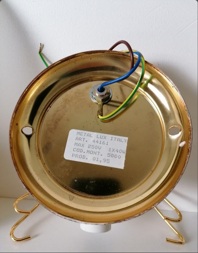 Golden Murano Glass Clam Wall Sconces, 1980s, Set of 3 - 2