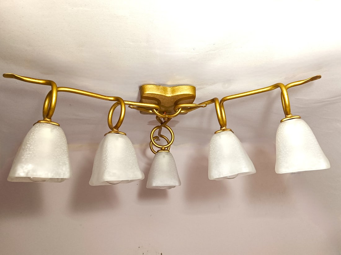 Murano Glass Ceiling Light from Barovier & Toso - 10