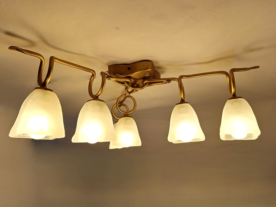 Murano Glass Ceiling Light from Barovier & Toso - 5