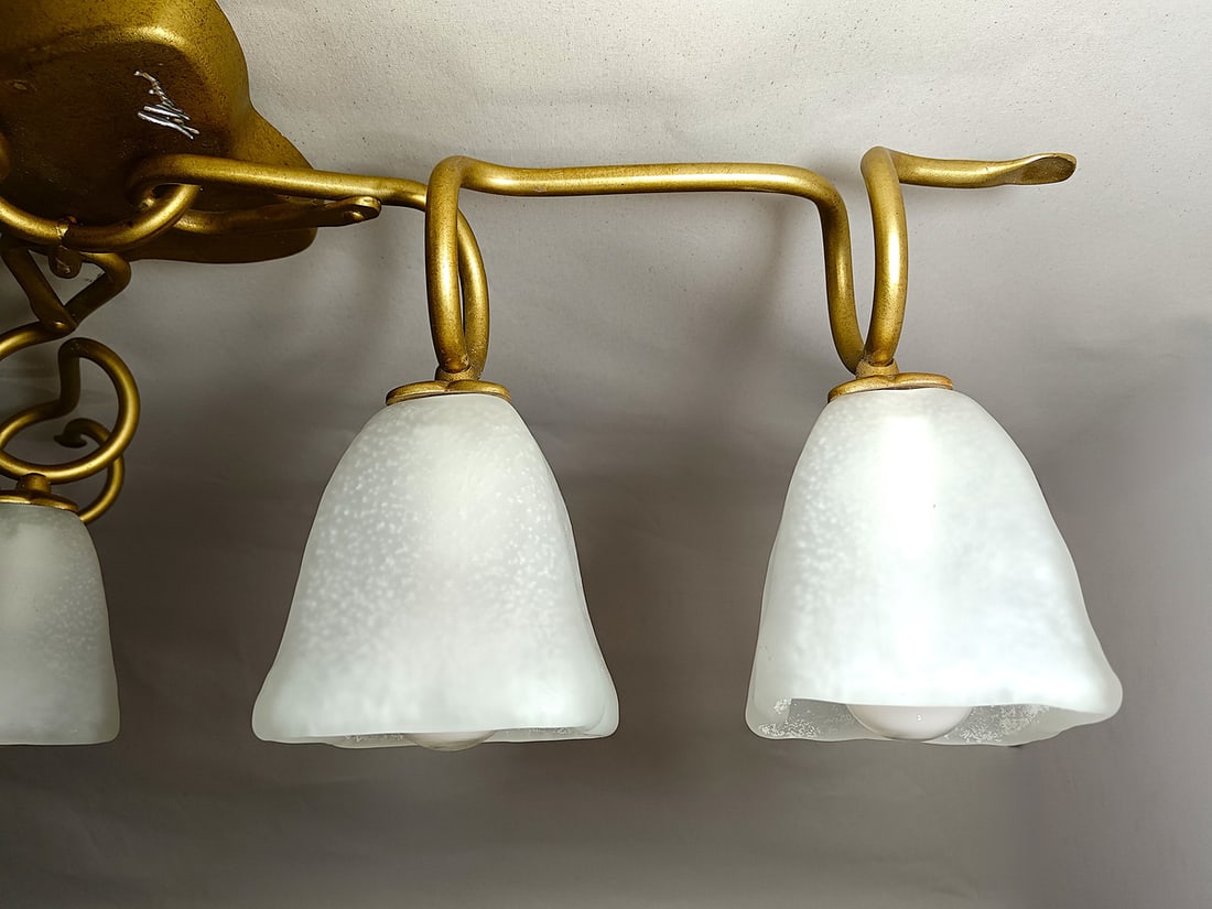 Murano Glass Ceiling Light from Barovier & Toso - 9