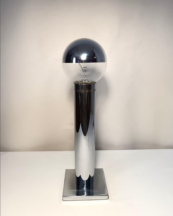 Italian Silver Table Lamps by Reggiani, 1970s, Set of 2 - 3