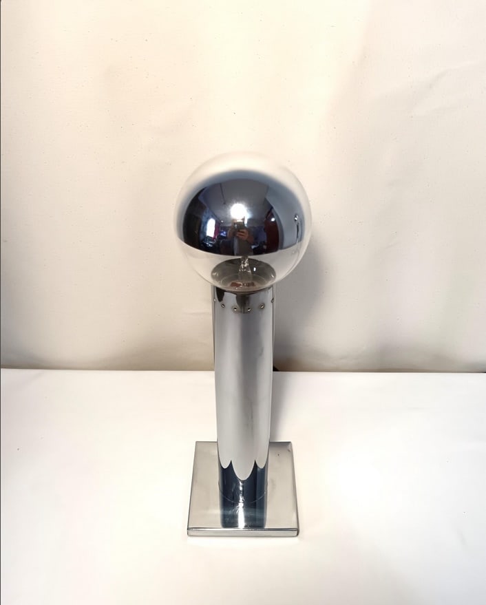 Italian Silver Table Lamps by Reggiani, 1970s, Set of 2 - 7