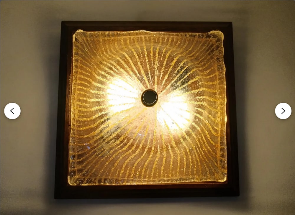 Murano Glass Wall Light attributed to Barovier and Toso - 2