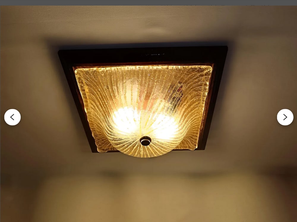 Murano Glass Wall Light attributed to Barovier and Toso - 8