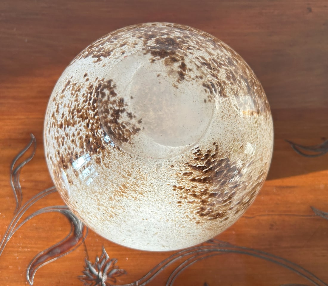 Art Deco Glass Sphere Vase by Legras, 1920s - 9