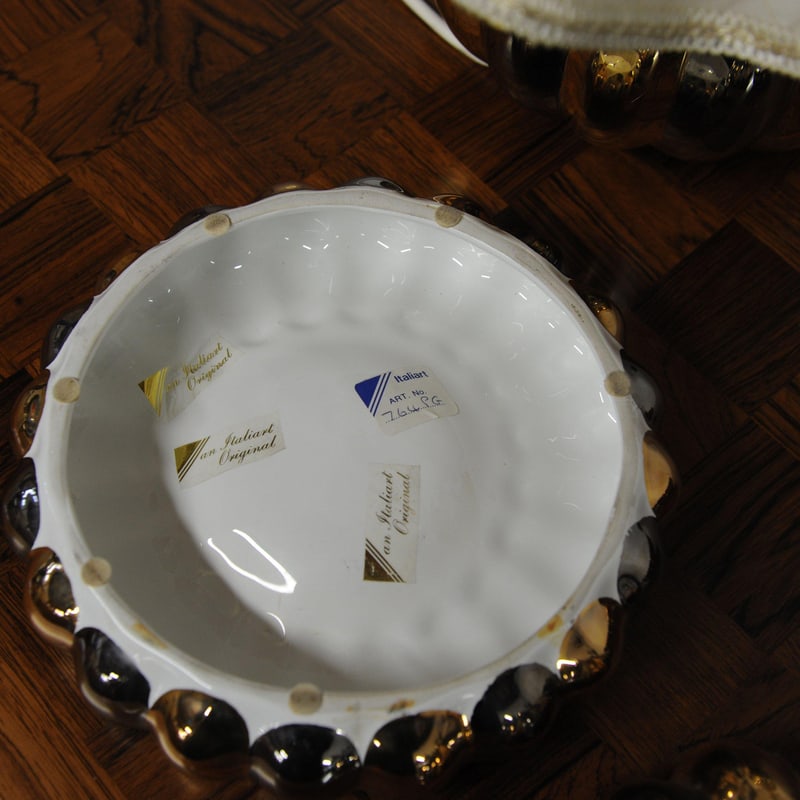 Italian Silver and Gold Desk Lamp, 1980s - 6