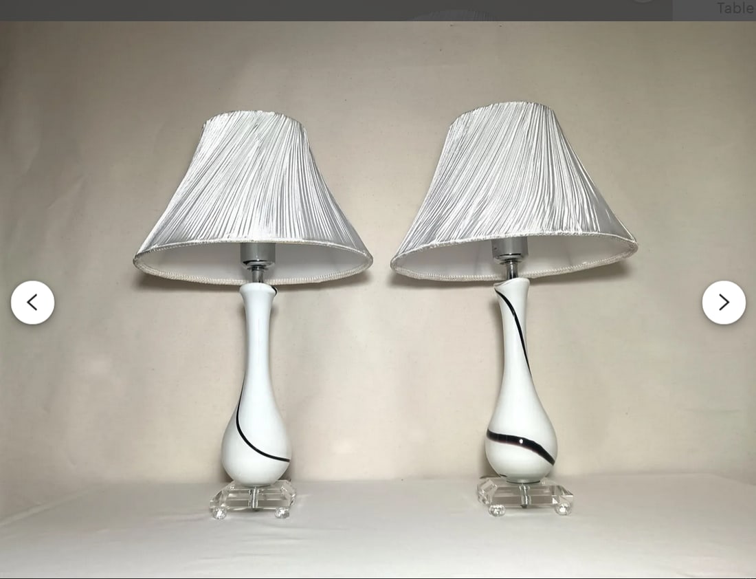 Vintage Art Deco Table Lamps, 1980s, Set of 2 - 6