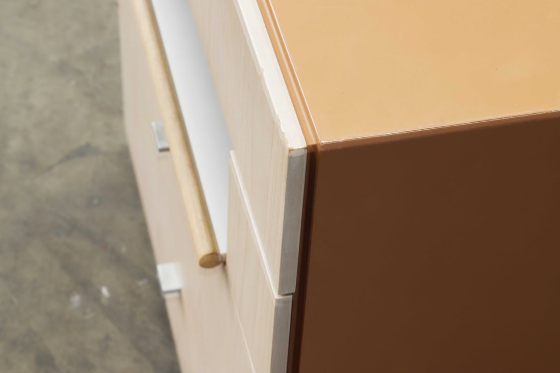 Vintage Nightstand in Beech, 1983 - 11