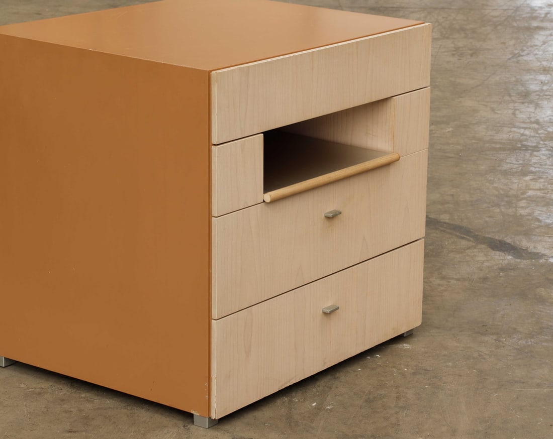 Vintage Nightstand in Beech, 1983 - 8