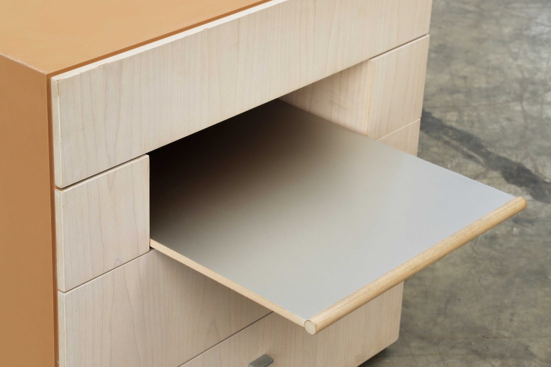 Vintage Nightstand in Beech, 1983 - 9