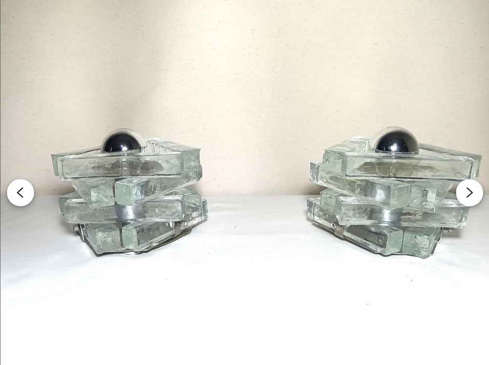 Murano Glass Table Lamps from Poliarte, Set of 2 - 10