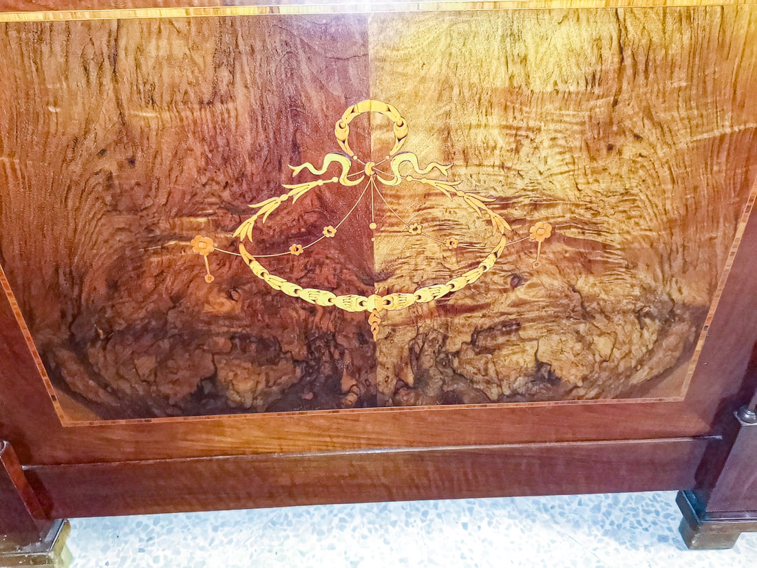 Double Bed with Inlays in Worked Brass from Liberty - 20