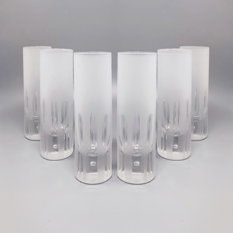 Ice Bucket from Kristal, Italy, 1960, Set of 7 - 5