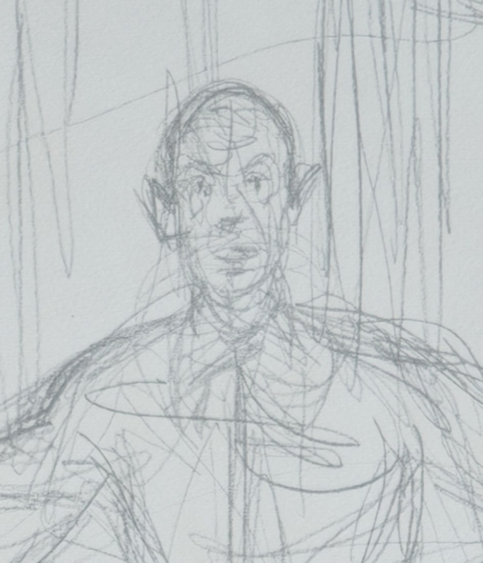 Alberto Giacometti, Portrait of Diego, 1963, Lithograph - 3