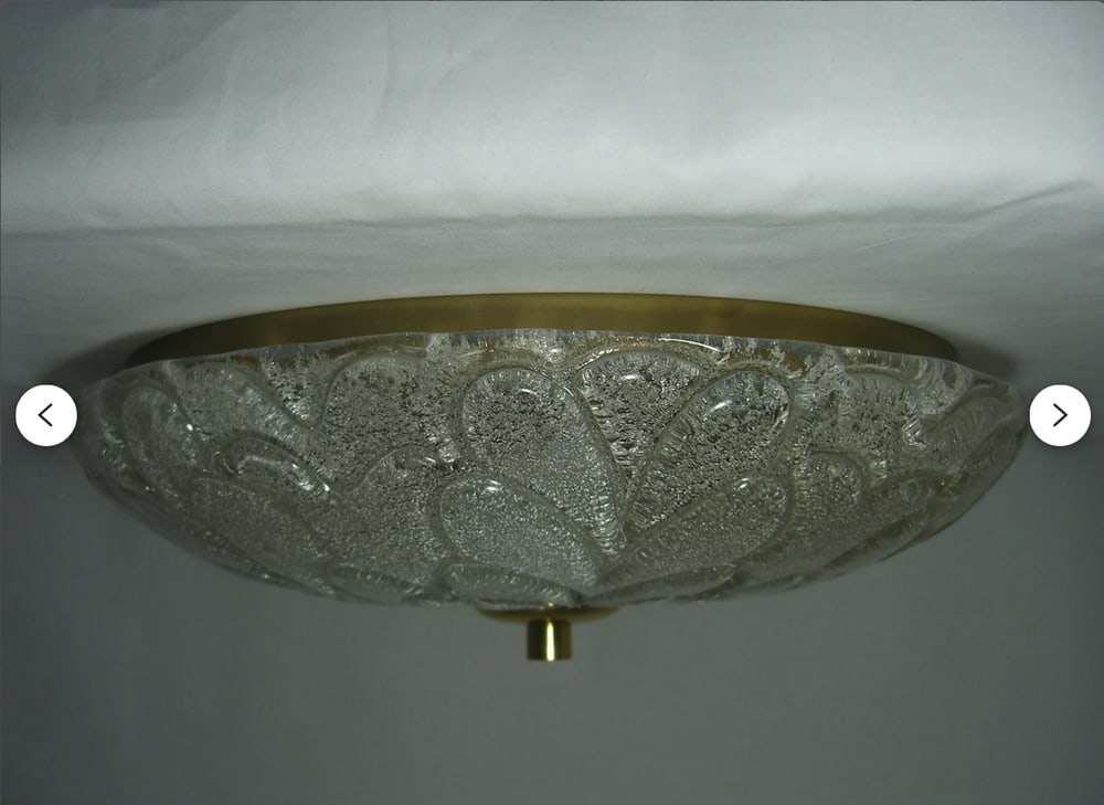 Flush Mount from Barovier & Toso, 1970s - 7