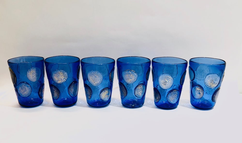 Murano Glass Tequila Set from Ribes Studio, Set of 6 - 7