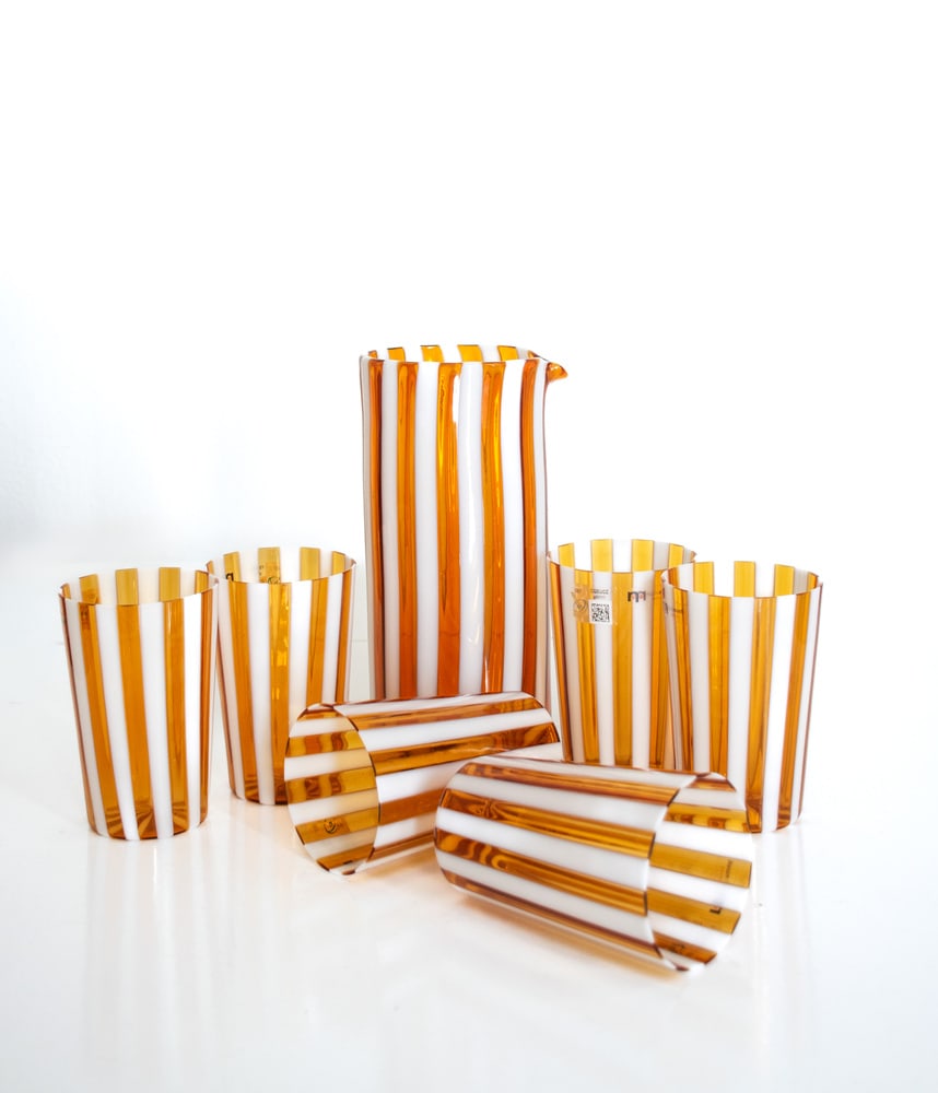 Glasses by Iskra for Ribes Studio, 2000s, Set of 7 - 2