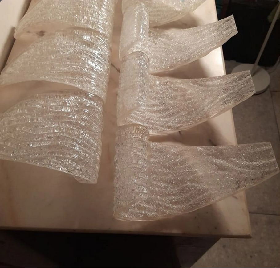 Murano Glass Ceiling Light from Barovier & Toso, 1970s - 4