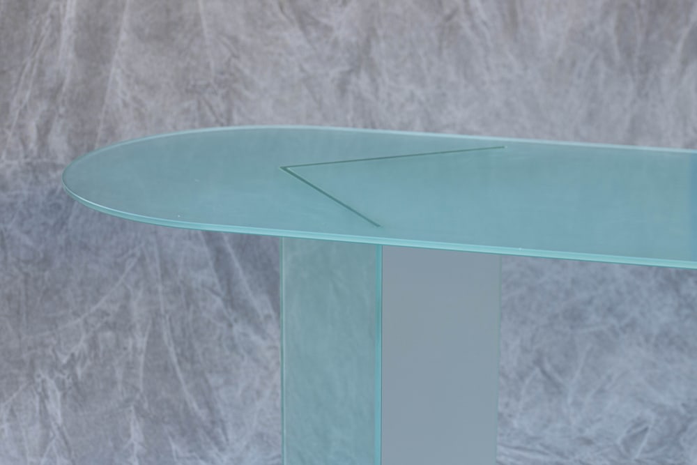 Italian Table in Crystal from Fontana Arte - 3