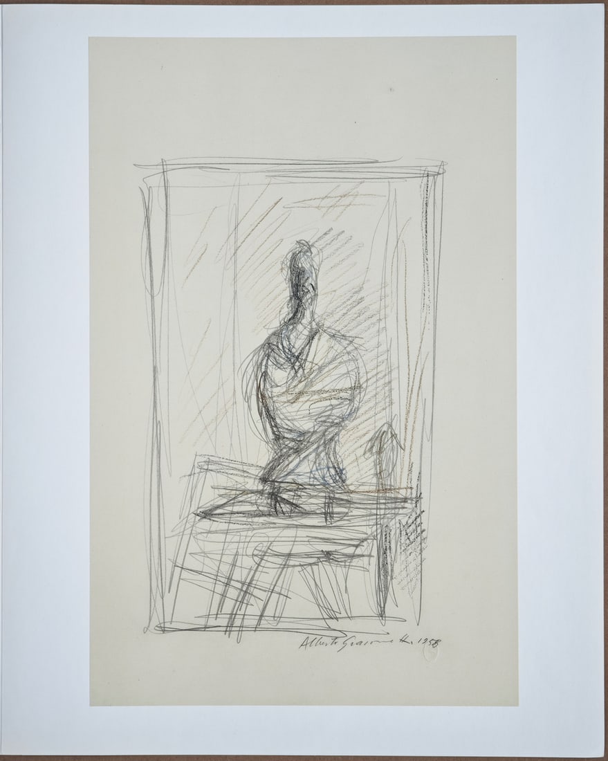 Alberto Giacometti, Studio Interior, 1963, Lithograph - 2