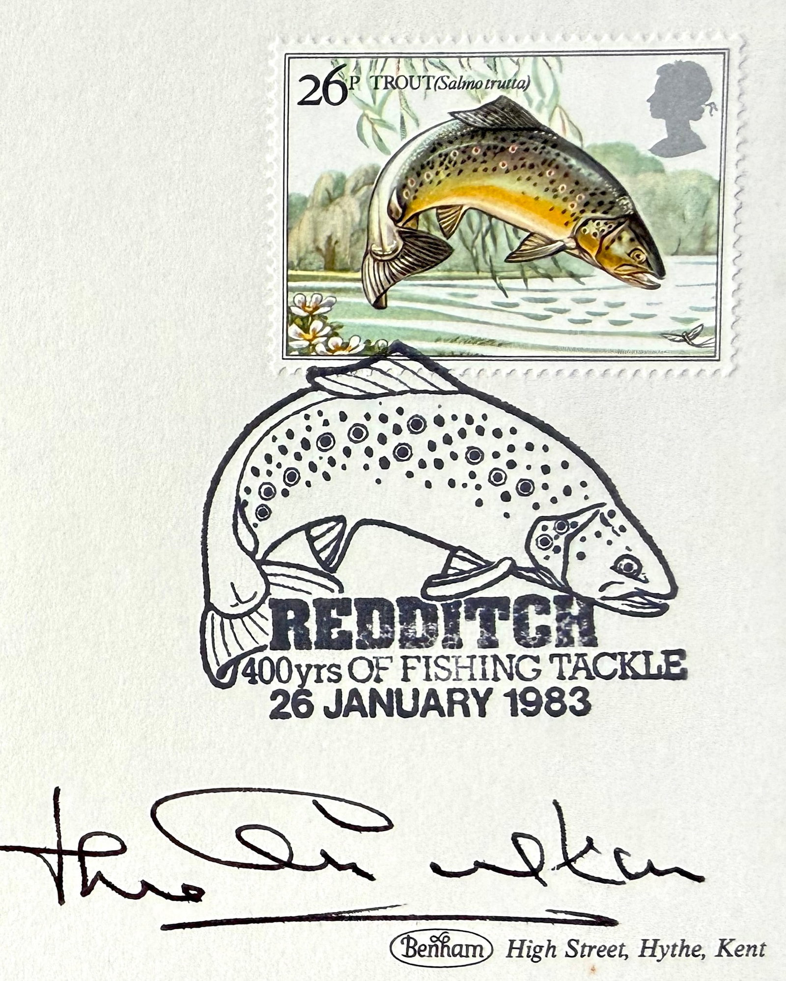 Sir Jack Charlton, Hand Signed First Day Cover, FDC, Postmarked 26th January 1983. COA Supplied On (1 of 3)