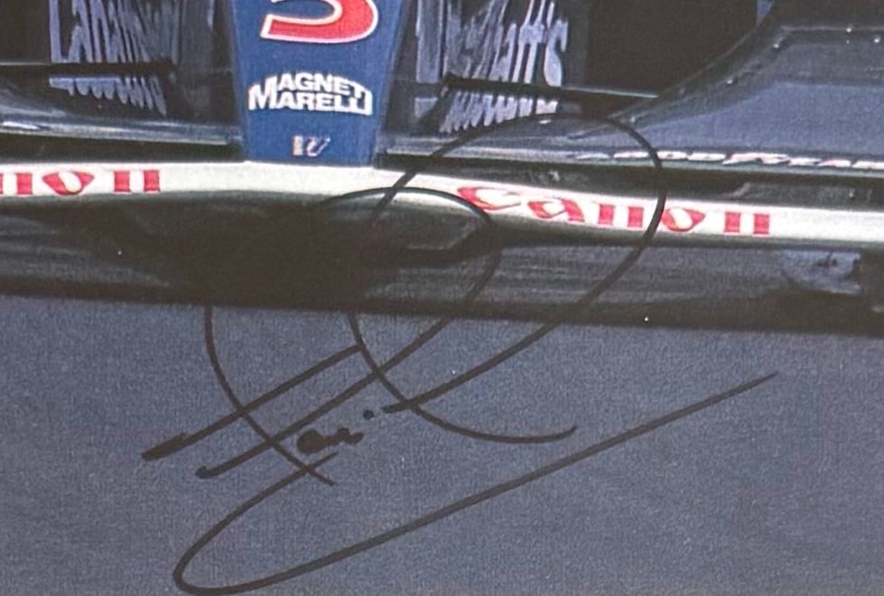 Nigel Mansell Hand Signed Formula One Print, Framed 30cm x 20cm. COA Supplied On All Items Upon: Nigel Mansell Hand Signed Formula One Print, Framed 30cm x 20cm. COA Supplied On All Items Upon Request