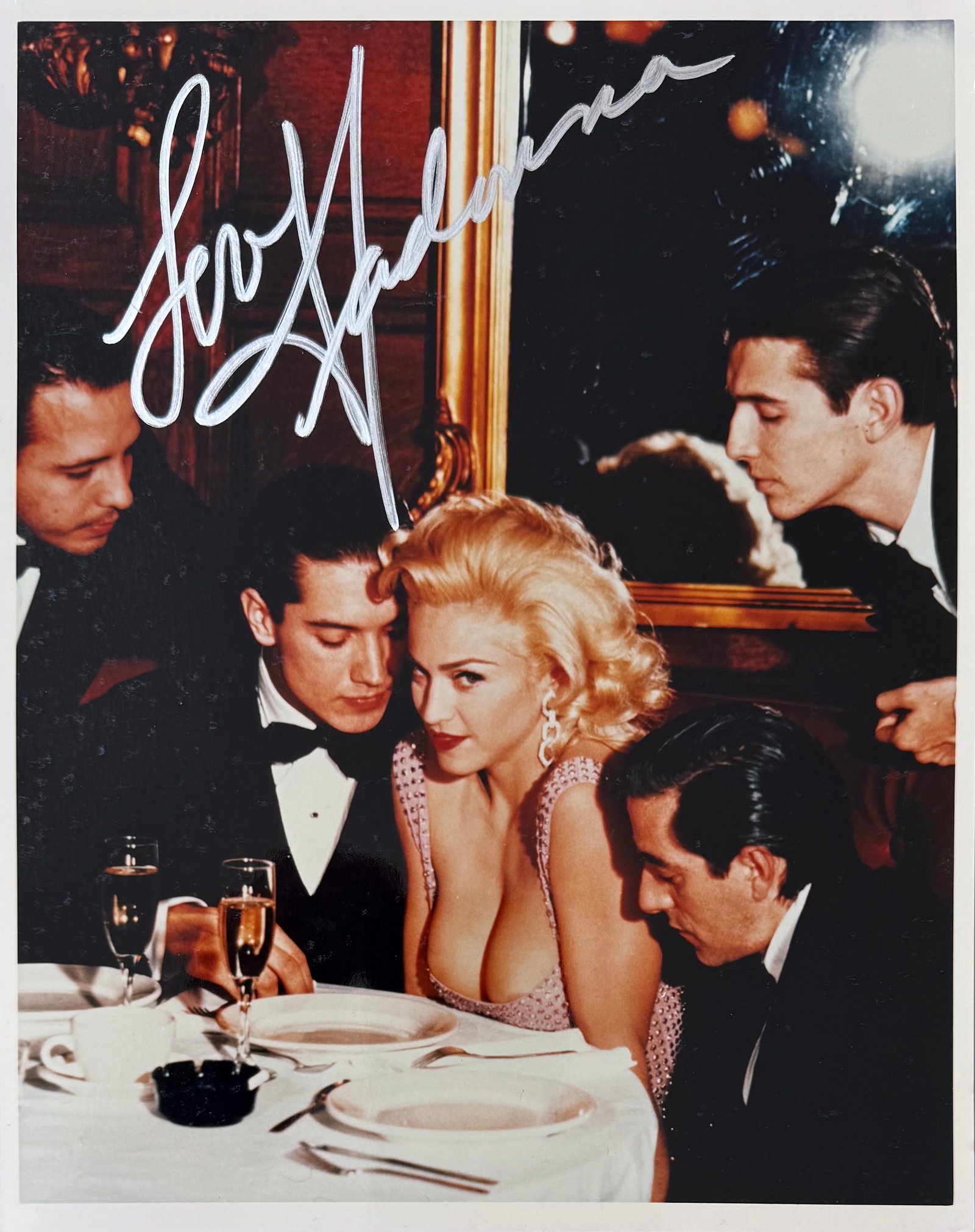 Madonna, Hand Signed 25cm x 20cm Photo. COA Supplied On All Items Upon Request: Madonna, Hand Signed 25cm x 20cm Photo. COA Supplied On All Items Upon Request