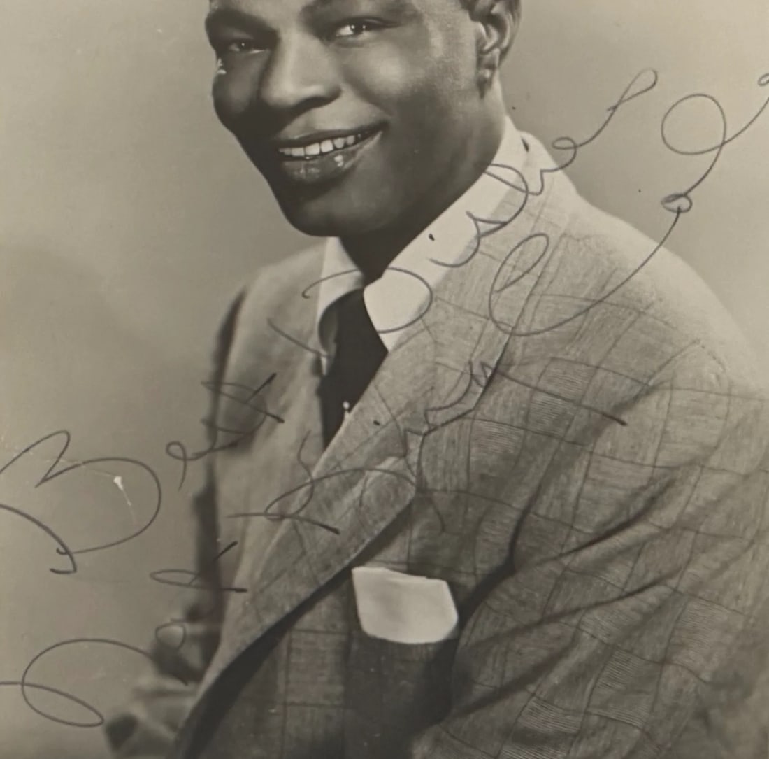 Nat 'King' Cole Hand Signed Framed 20cm x 15cm Original Photo Presentation. COA Supplied On All (1 of 3)
