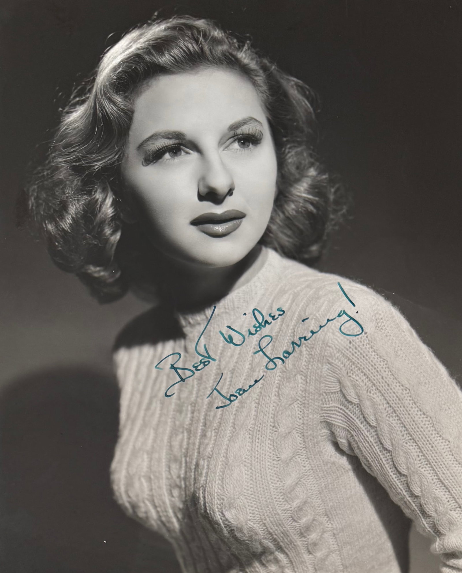 Joan Lorring, Hand Signed 25cm x 20cm Official Film Publicity Photo. COA Supplied On All Items (1 of 3)