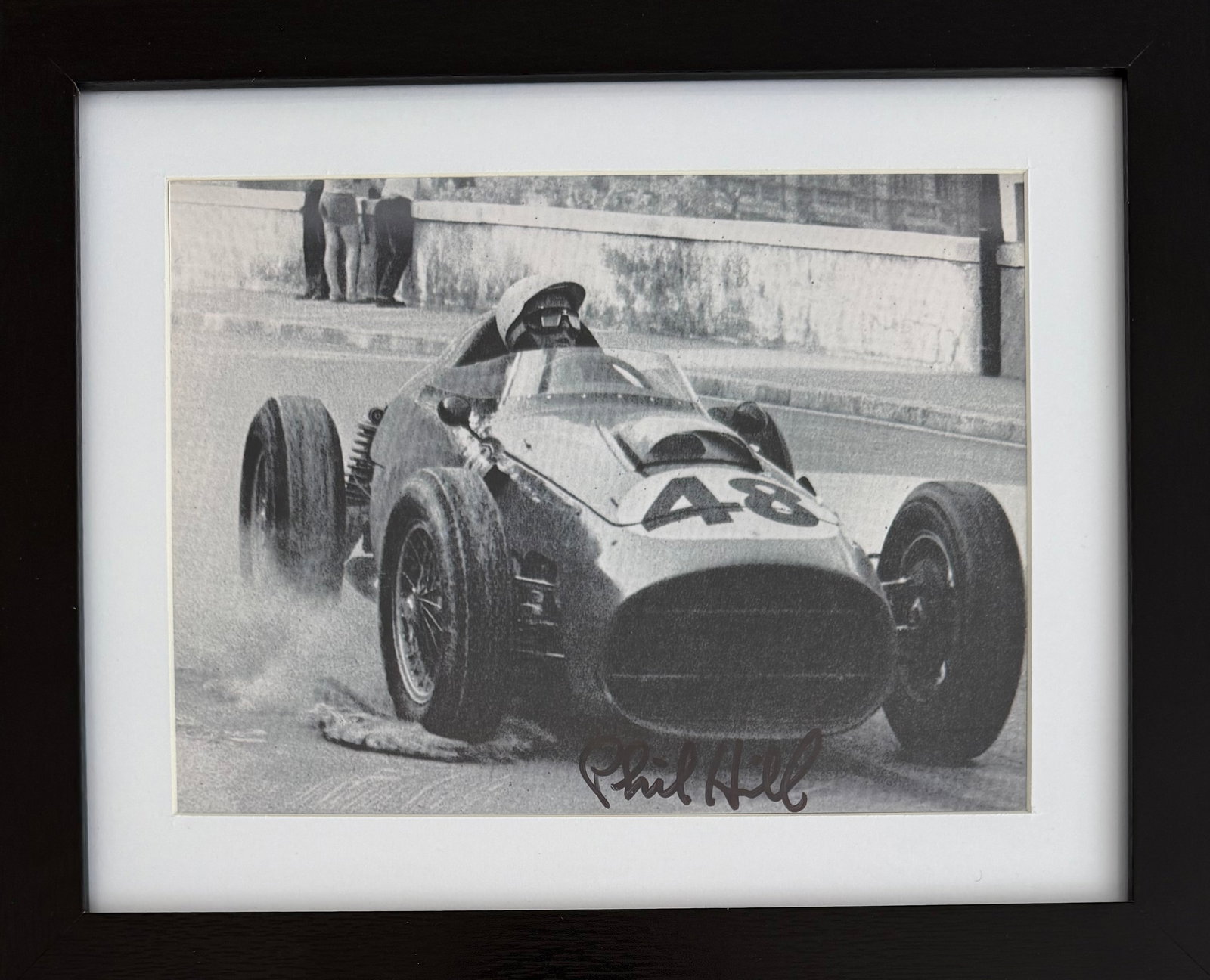 Phil Hill, Hand Signed Framed 25cm x 20cm Photo Presentation. COA Supplied On All Items Upon (1 of 3)