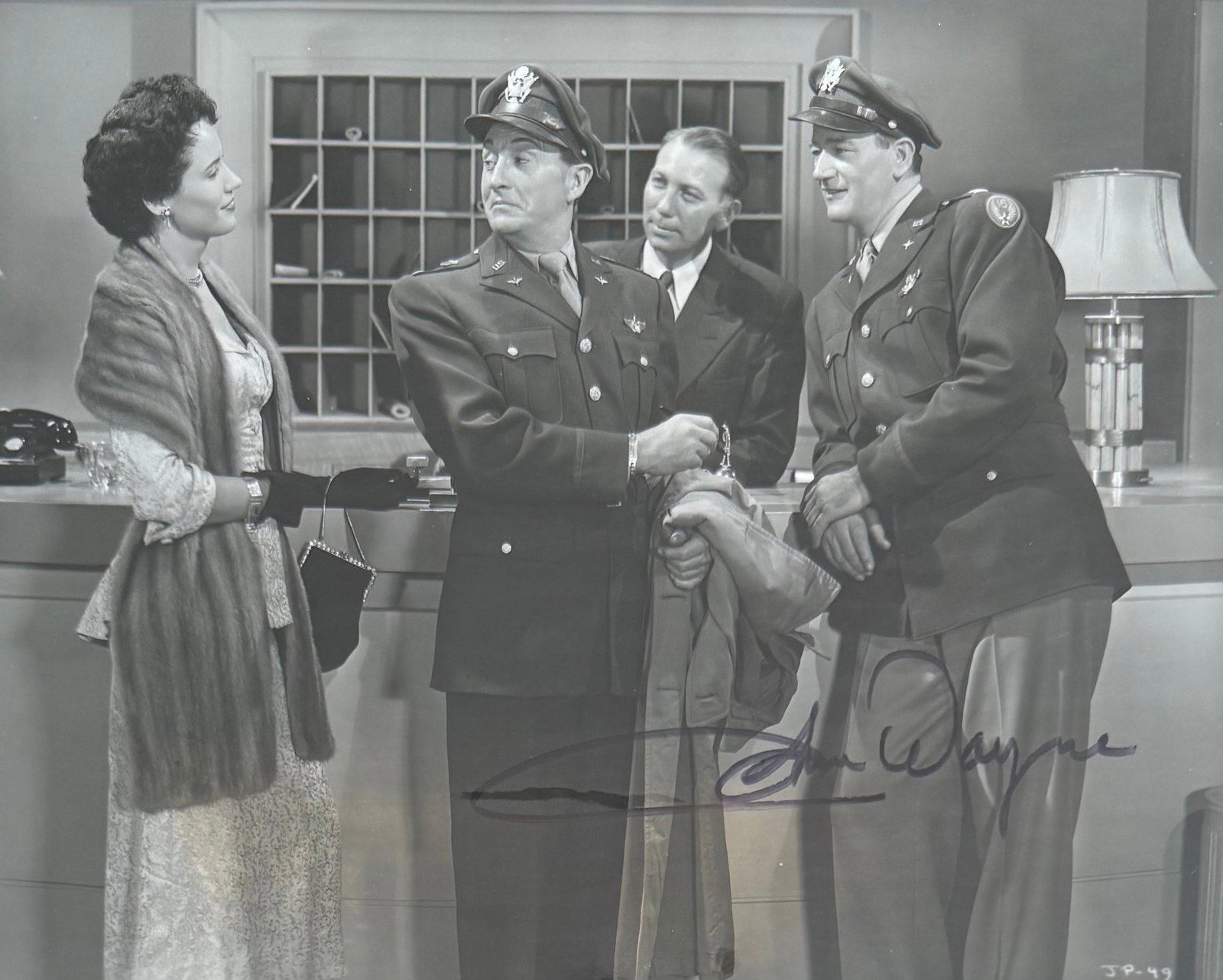 John Wayne, Hand Signed Framed 25cm x 20cm Original Film Photo. COA Supplied On All Items Upon - 3