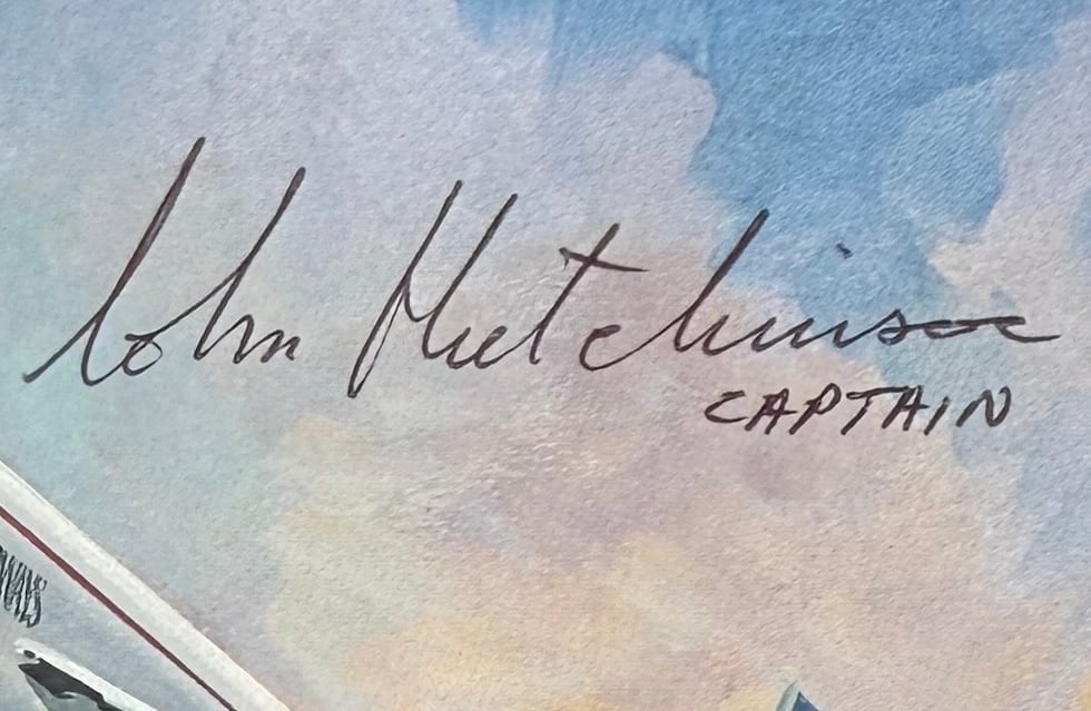 John Hutchinson, Limited Edition, Hand Signed Concorde First Day Cover, FDC, Postmarked 24th October (1 of 3)