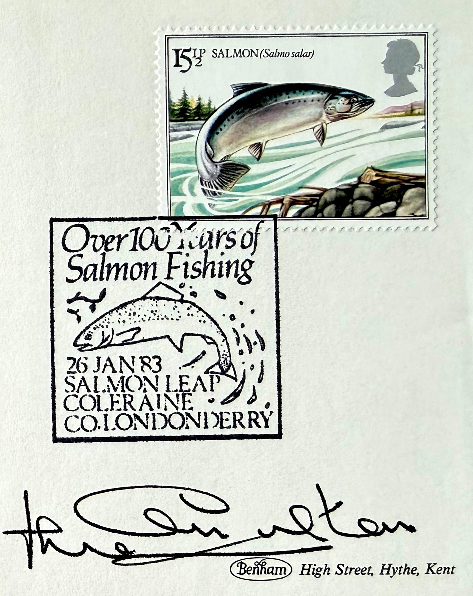 Sir Jack Charlton, Hand Signed First Day Cover, FDC, Postmarked 26th January 1983. COA Supplied On (1 of 3)