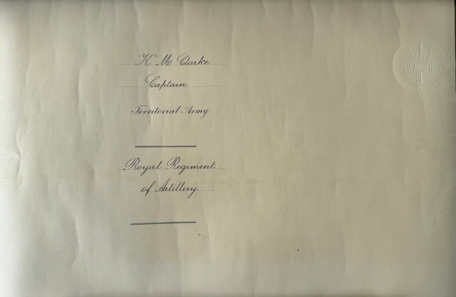 George VI Royal Warrant, Dated 15th July 1947, In VGC. COA Supplied On All Items Upon Request (1 of 3)