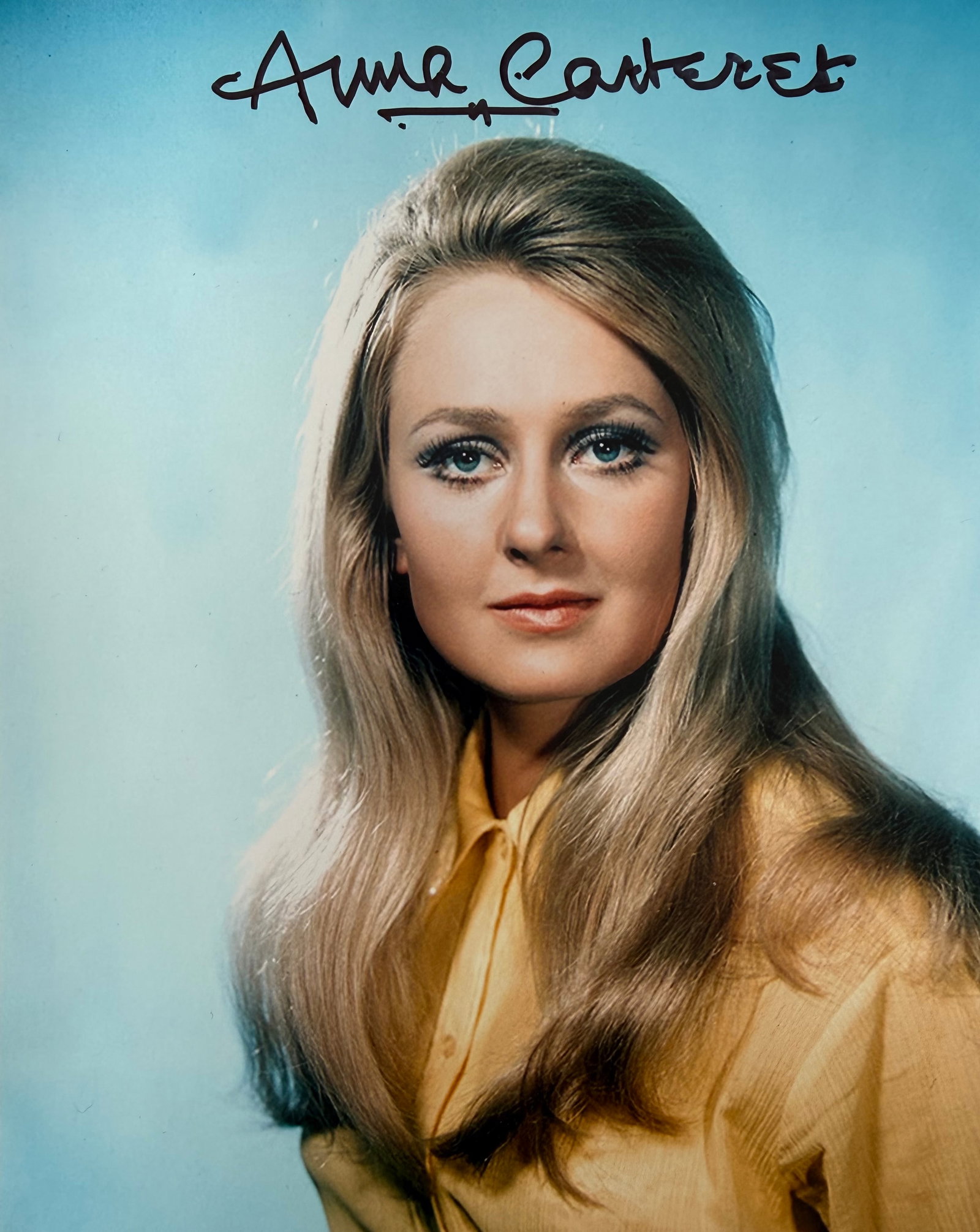 Anne Carteret Hand Signed Framed 25cm x 20cm Original Publicity Photo. COA Supplied On All Items: Anne Carteret Hand Signed Framed 25cm x 20cm Original Publicity Photo. COA Supplied On All Items Upon Request