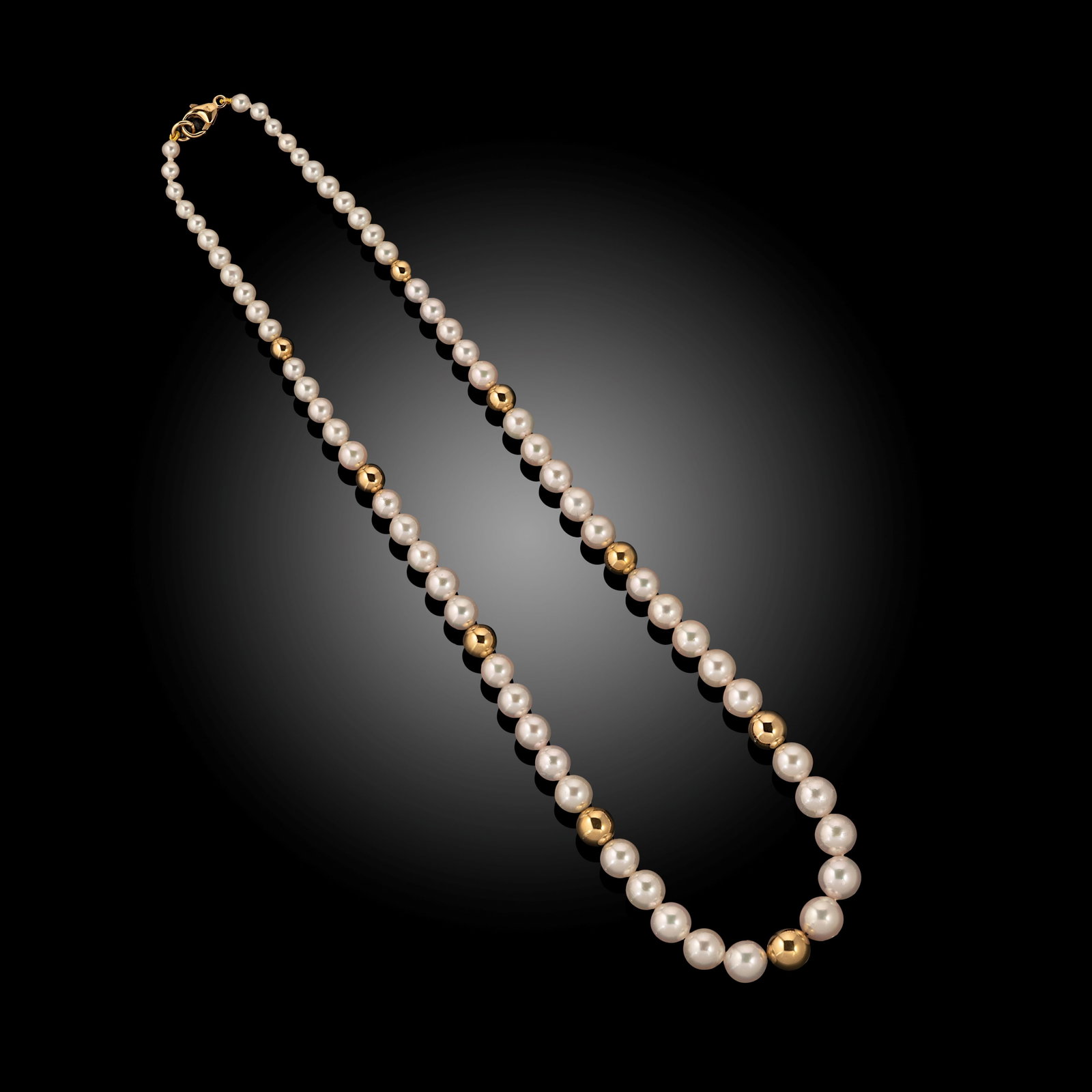 18 Carat Graduated Akoya Pearl And Bead Necklace (1 of 3)