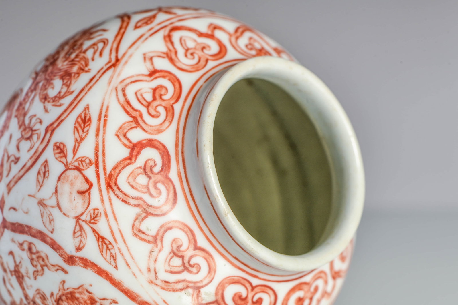 Sanguine dragon pattern small jar - 5