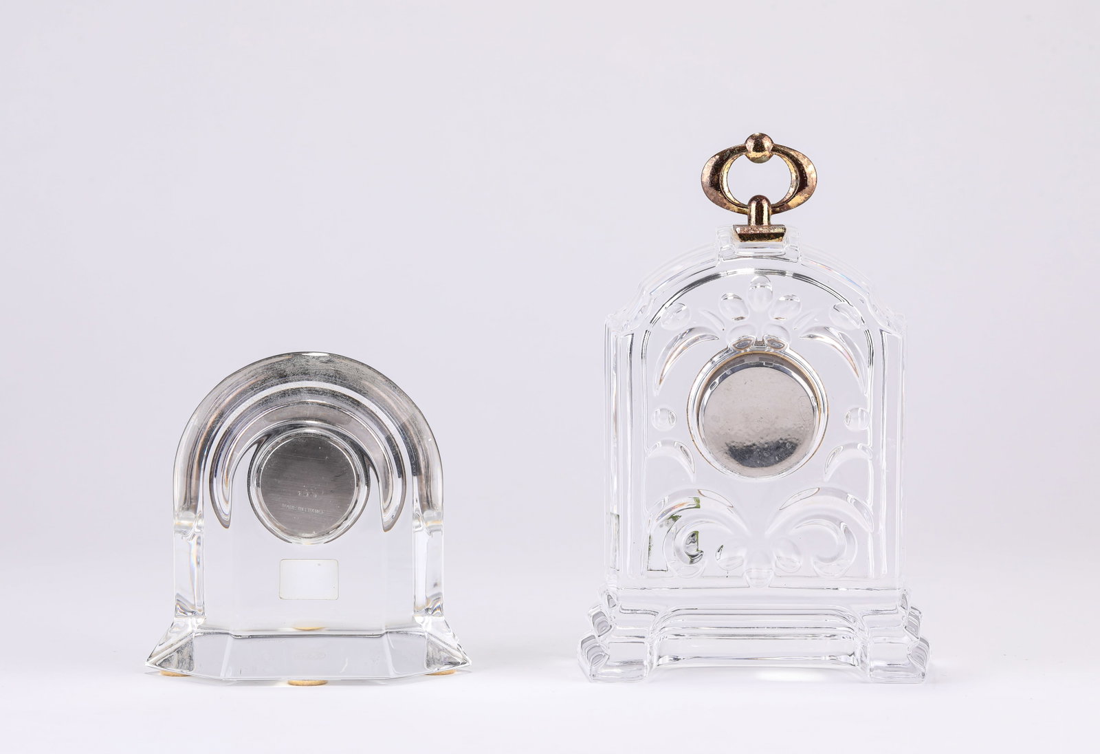 A BACCARAT CRYSTAL CLOCK - 2