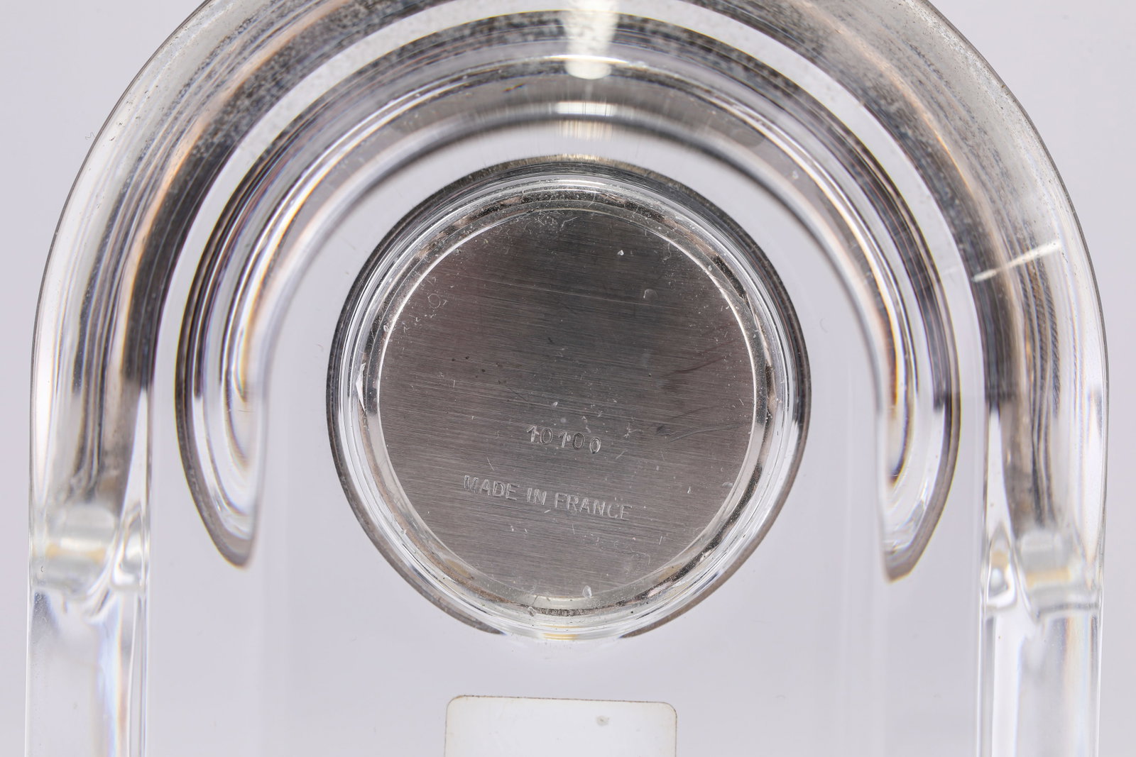 A BACCARAT CRYSTAL CLOCK - 3