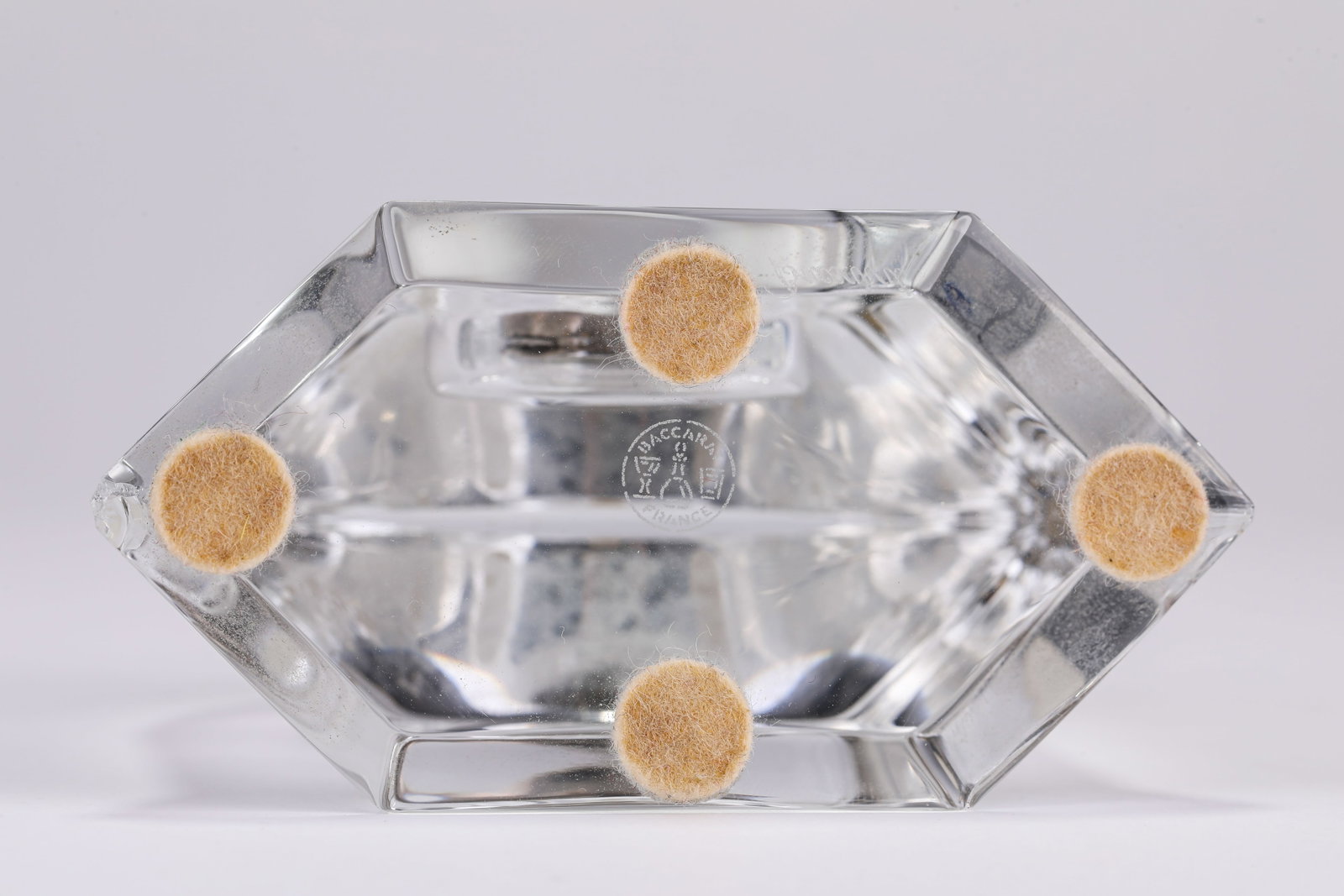 A BACCARAT CRYSTAL CLOCK - 6