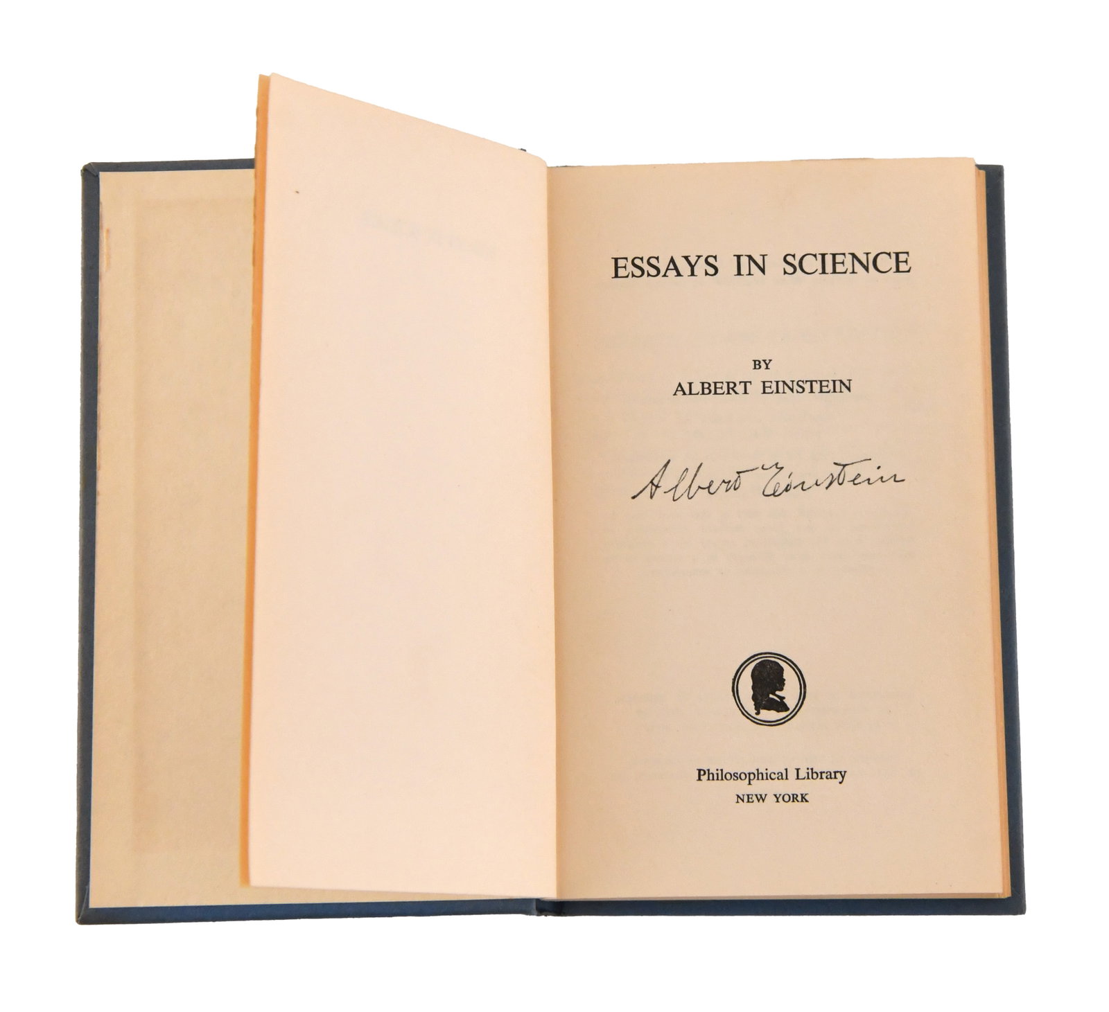 ALBERT EINSTEIN - SIGNED ESSAYS IN SCIENCE - 2