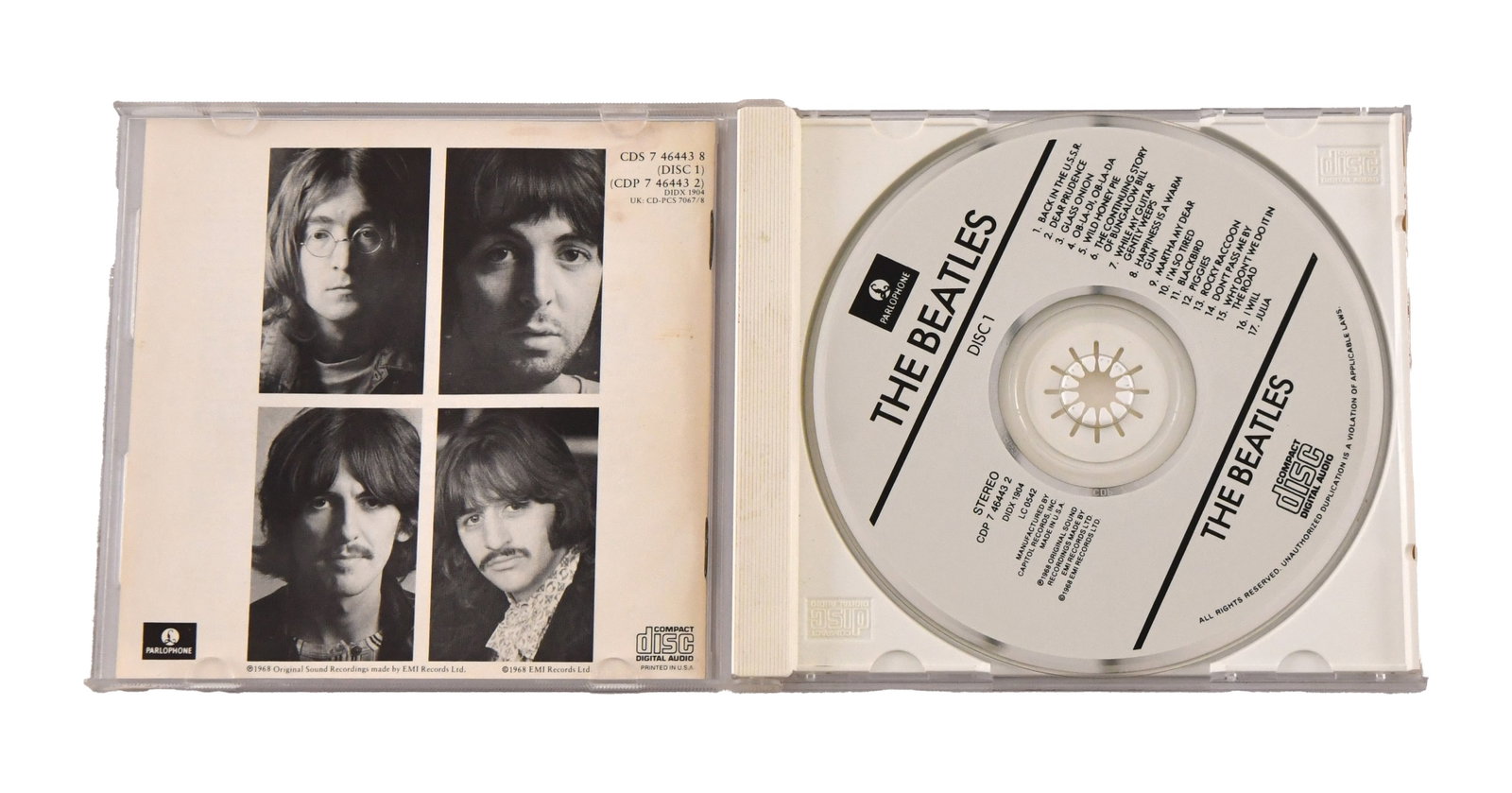 THE BEATLES - SIGNED CD BOOKLET - 2