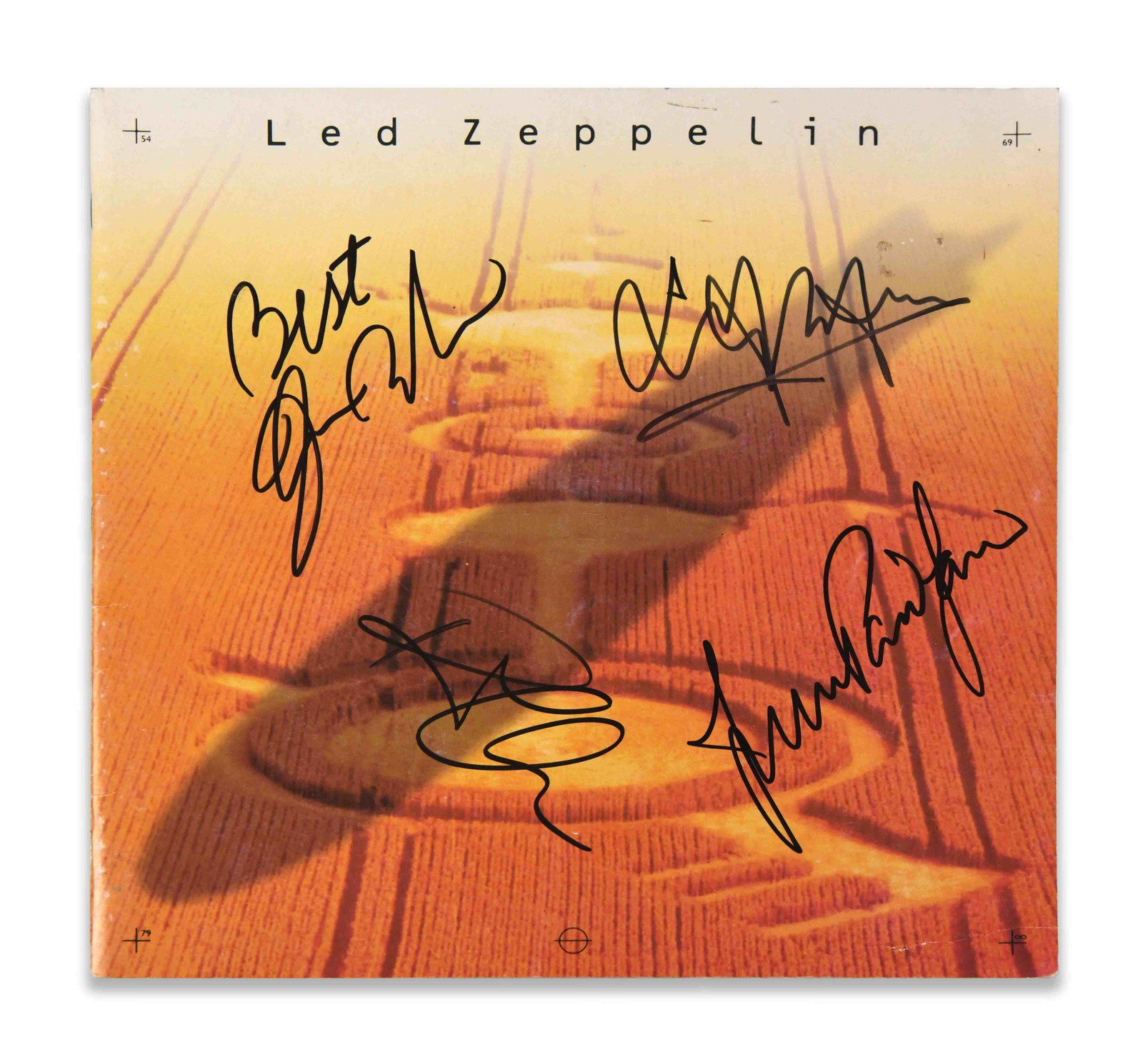 LED ZEPPELIN - FULLY SIGNED PROGRAM / BOOKLET (1 of 3)