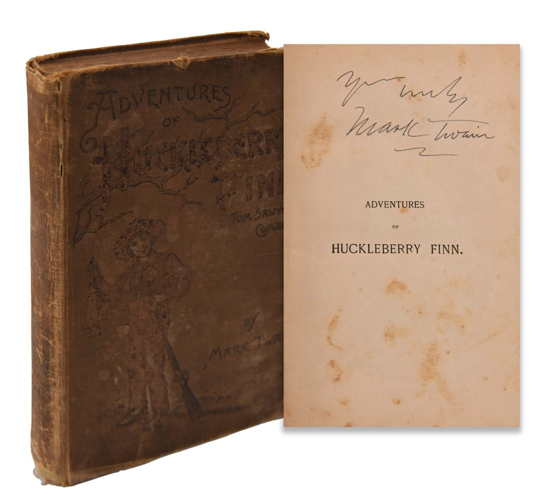 MARK TWAIN (1835-1910), ADVENTURES OF HUCKLEBERRY FINN (1 of 5)