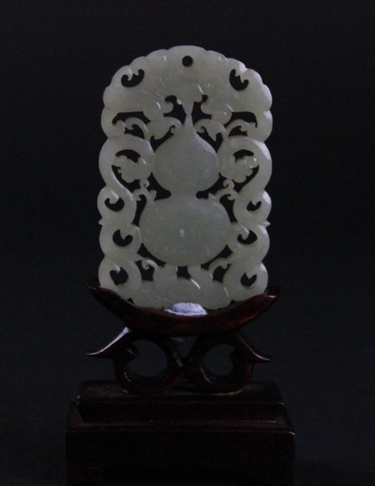 Carved Chinese Jade Pendant (1 of 4)