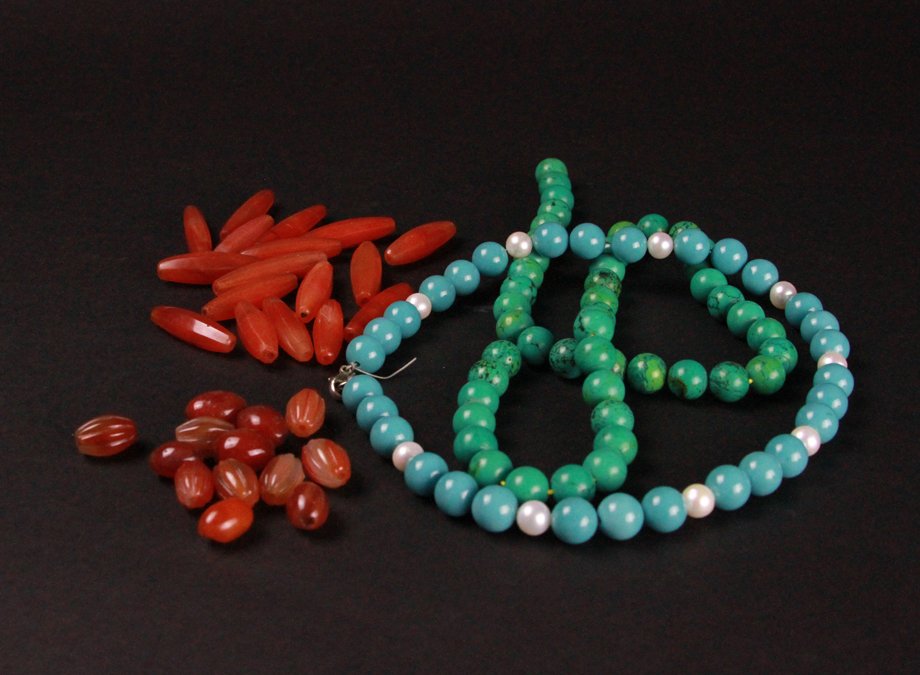 Vintage Agate & Turquoise Necklace (1 of 4)