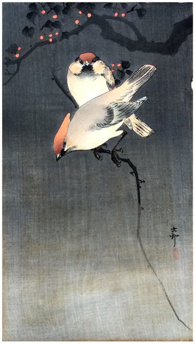 Japanese Woodblock Print Ohara Koson (1 of 3)