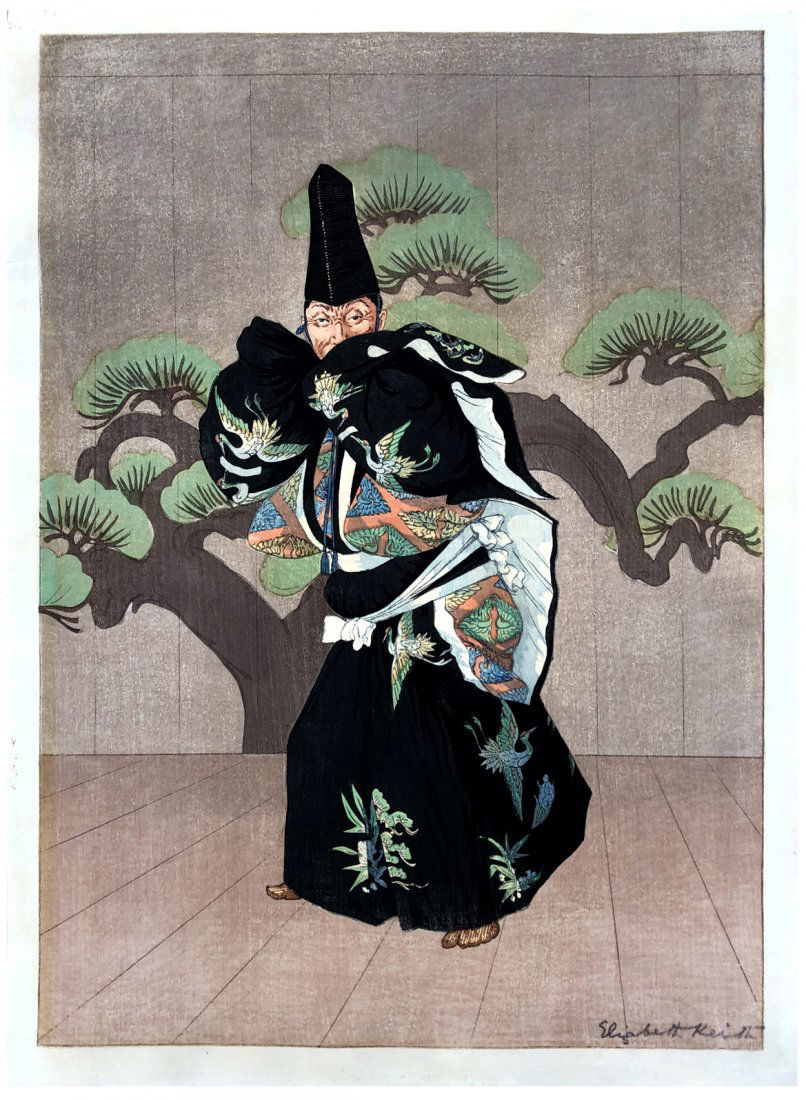 Japanese Woodblock Print Elisabeth Keith (1 of 4)