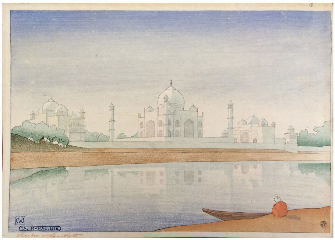 Japanese Woodblock Print Charles Bartlett (1 of 5)